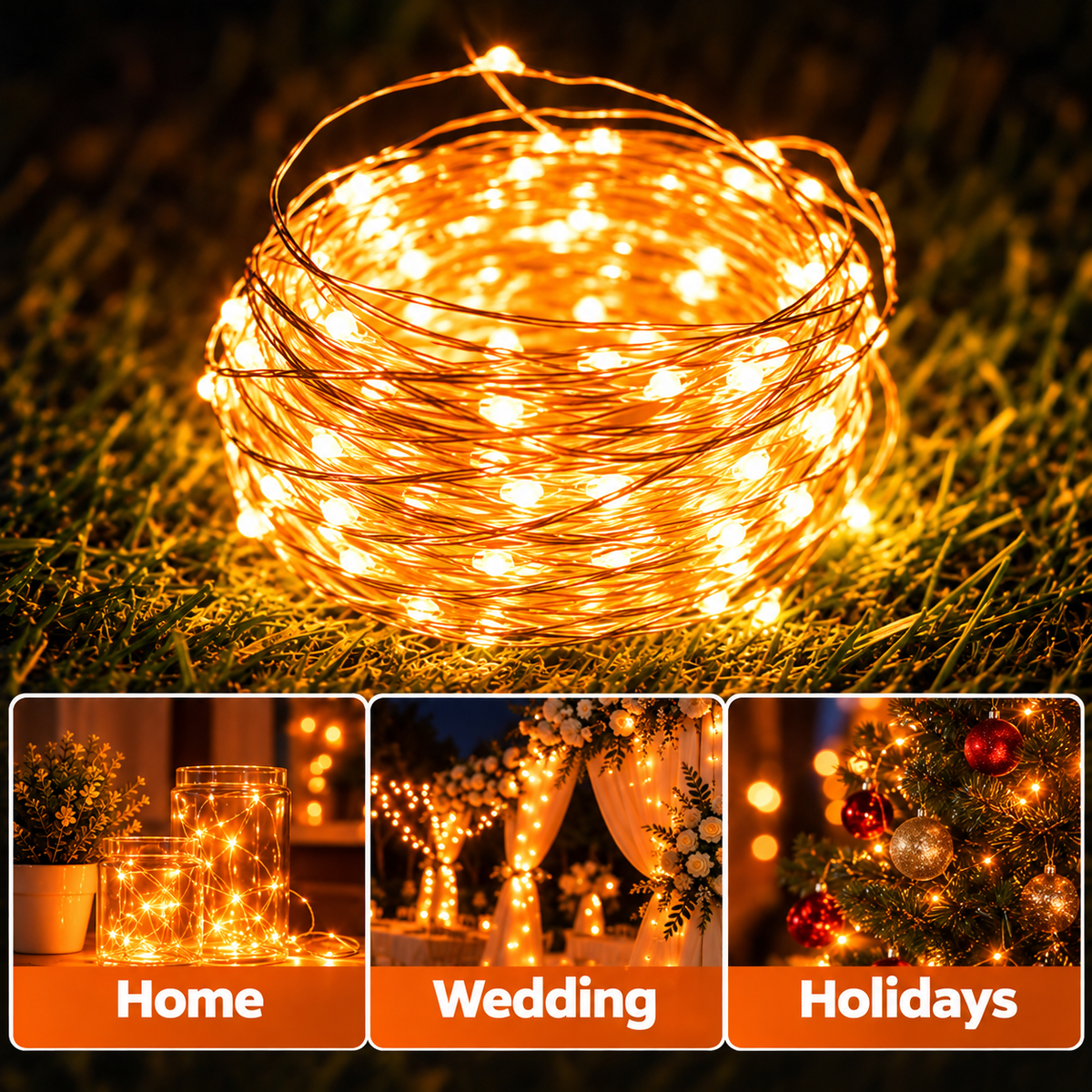 Solar Light Fairy Outdoor String