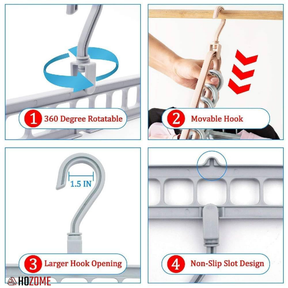 9-Hole Space Saving Hanger
