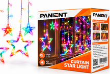 Star LED Curtain Light for Home Warm White