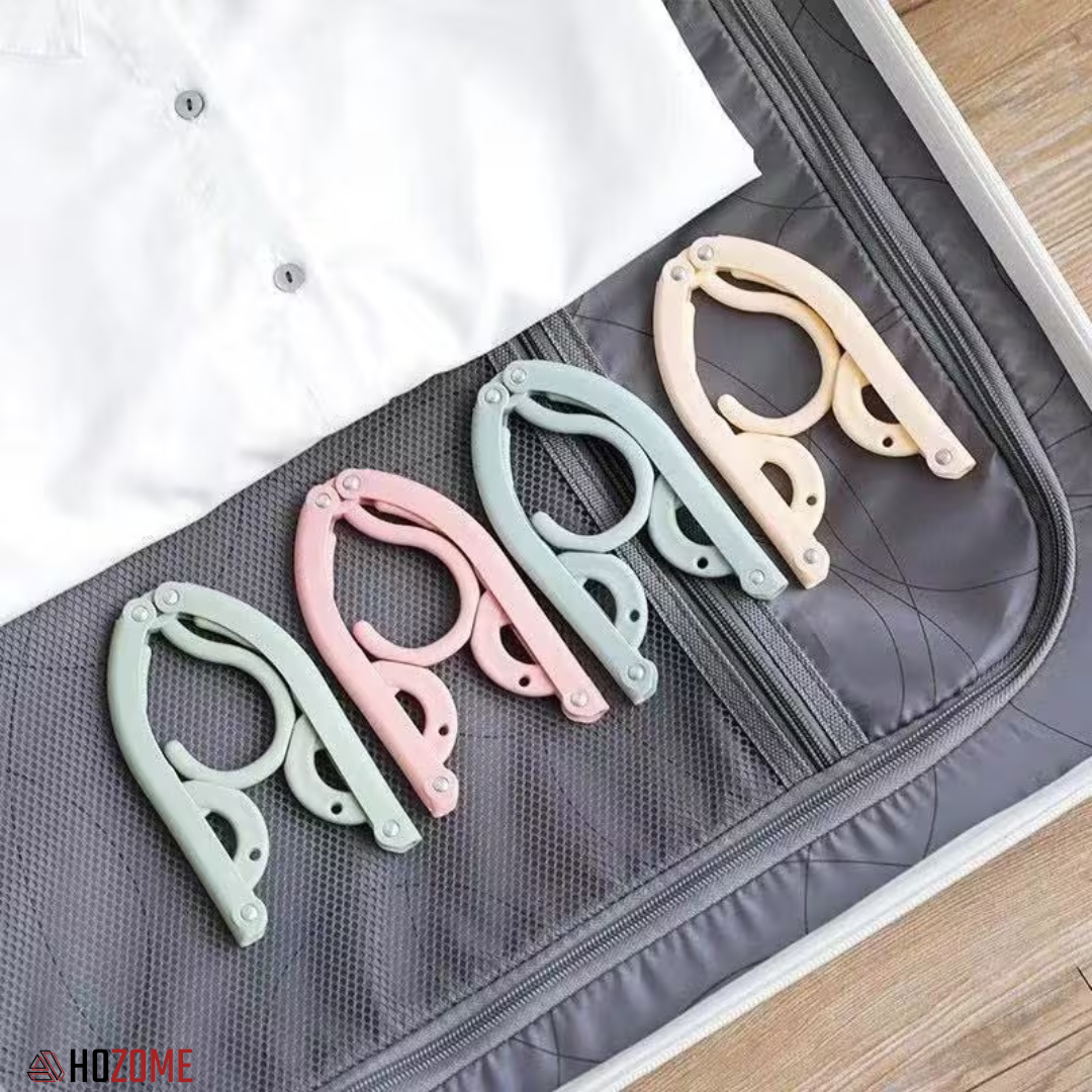 Portable Folding Clothes Hanger (Pack of  4)