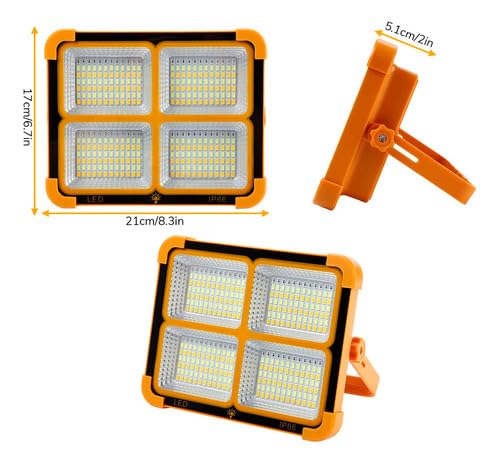 USB & Solar Rechargeable LED Flood Light