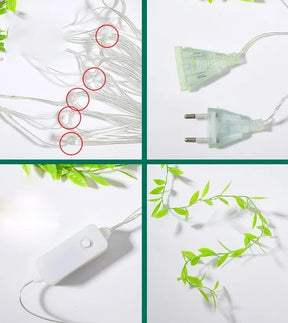 Star Curtain LED String Lights (3 Meter)