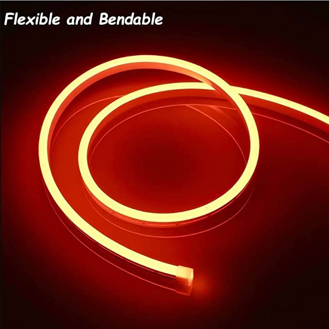 16.4 Ft Neon LED Strip Light with 12V Adapter