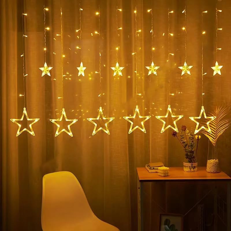Star Curtain LED String Lights (3 Meter)
