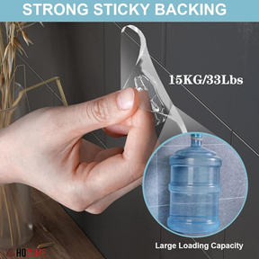 Strong Adhesive Wall Hooks (Pack of 10)