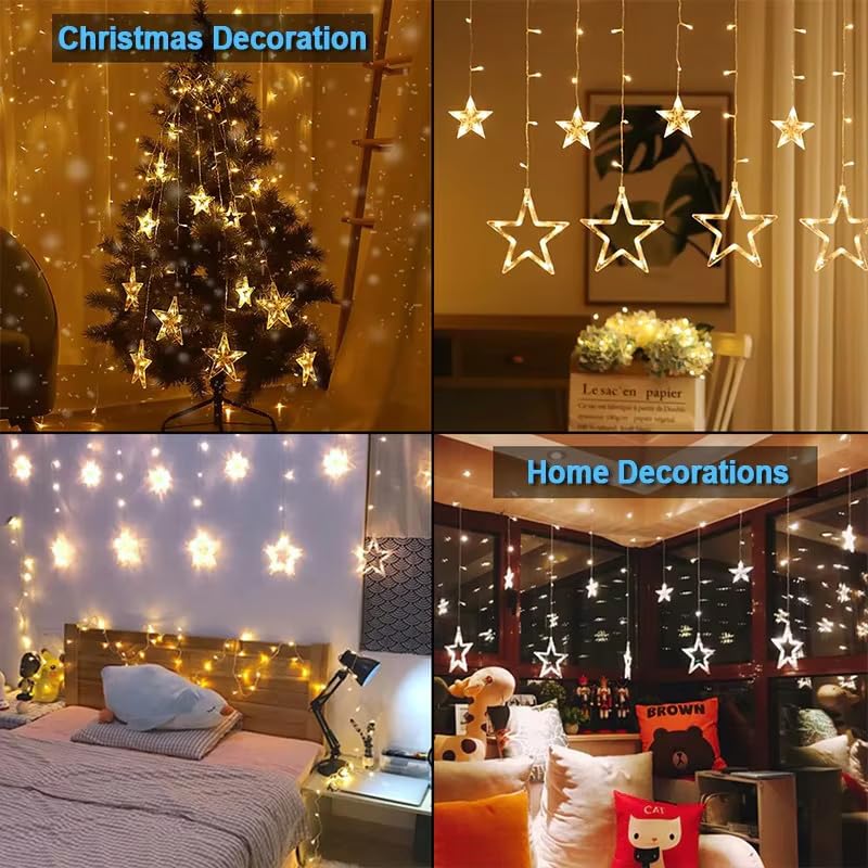 Star Curtain LED String Lights (3 Meter)