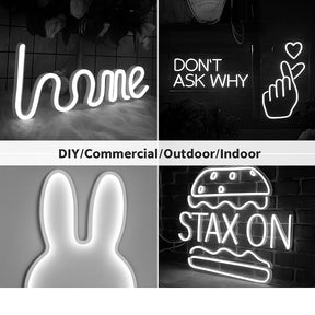 16.4 Ft Neon LED Strip Light with 12V Adapter