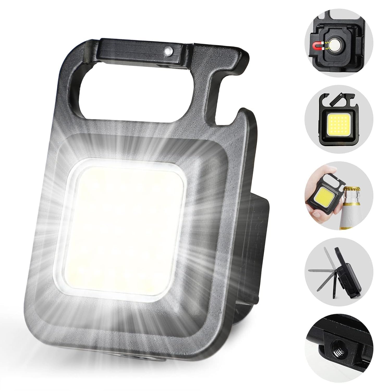 SURAIELEC COB Keychain Led Flashlight