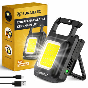 SURAIELEC COB Keychain Led Flashlight