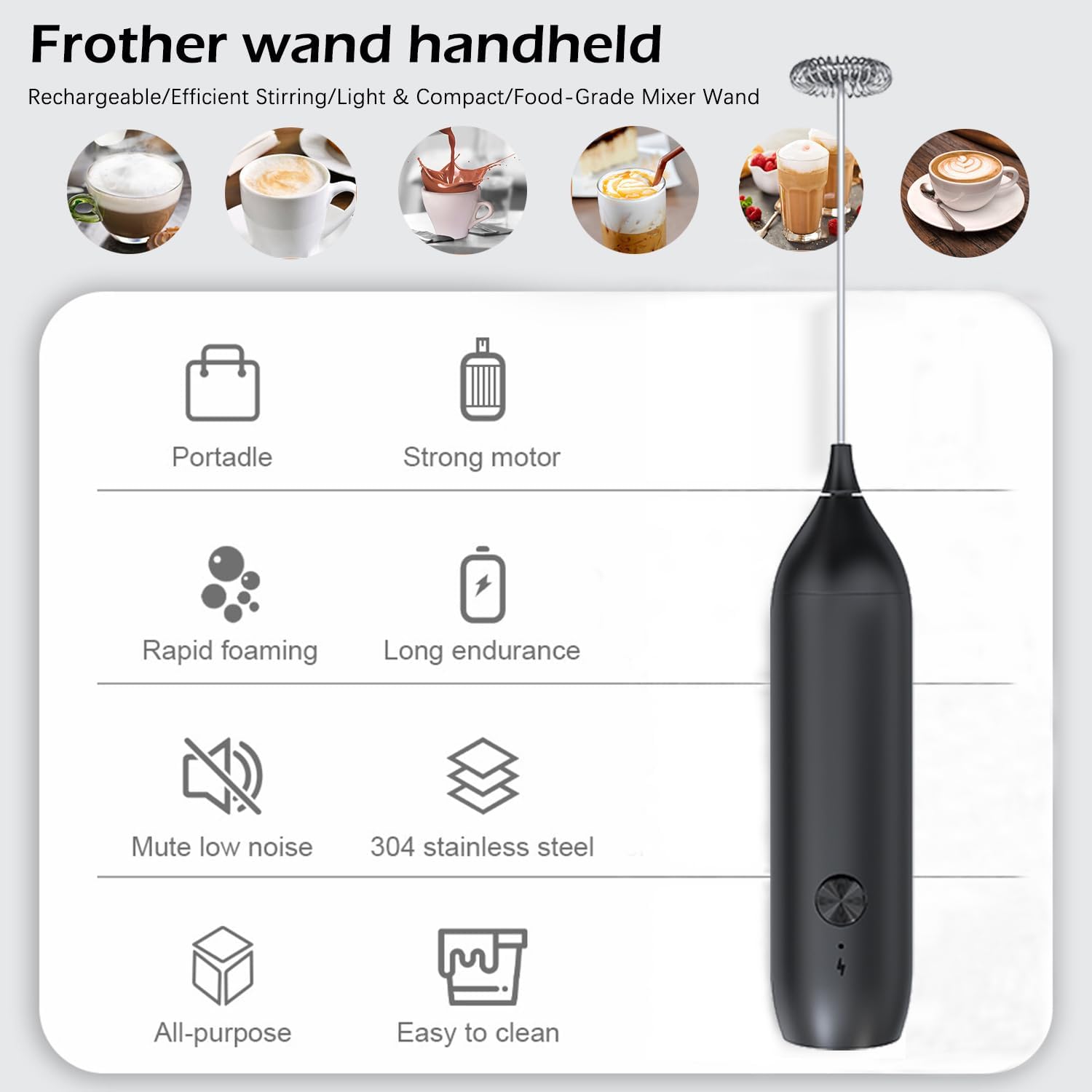 BrewWhip Pro – Electric Milk Frother