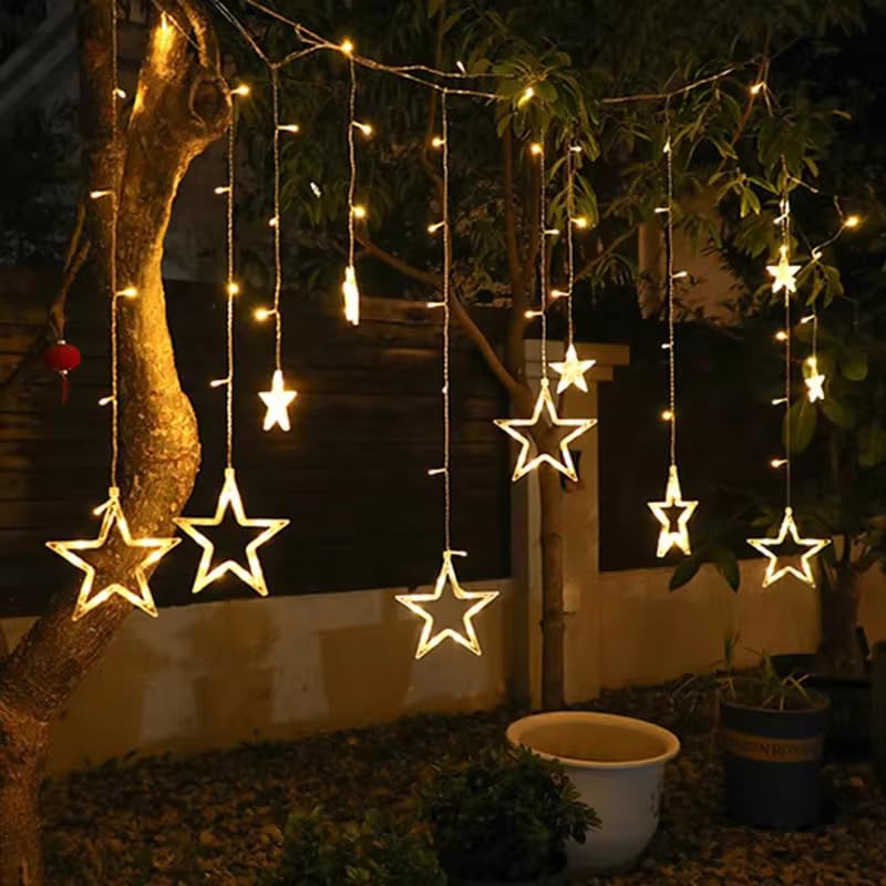 Star Curtain LED String Lights (3 Meter)
