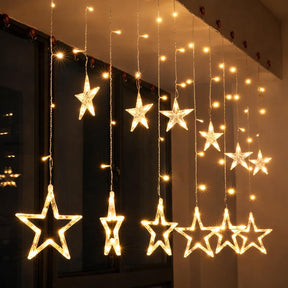 Star Curtain LED String Lights (3 Meter)