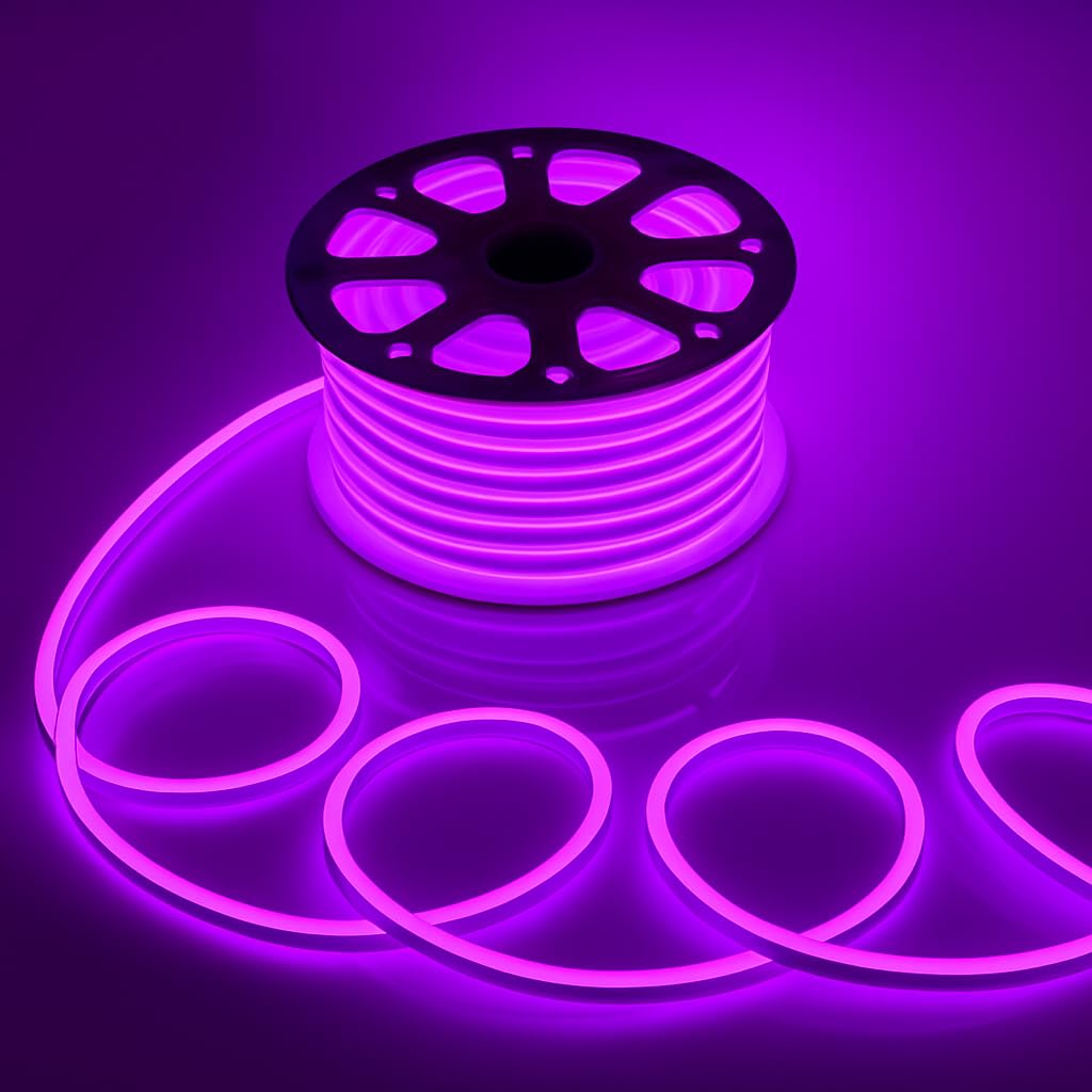 16.4 Ft Neon LED Strip Light with 12V Adapter