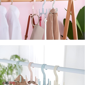 4-Claw Rotating Closet Organizer