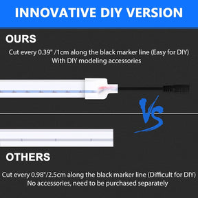 16.4 Ft Neon LED Strip Light with 12V Adapter