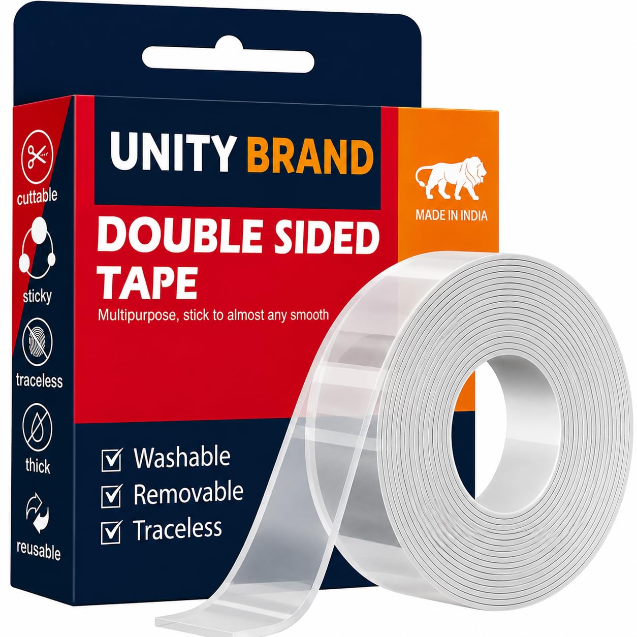 Double Sided Tape Heavy Duty - Adhesive Silicone Tape
