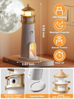 Lighthouse Moon Lamp