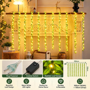 Star Curtain LED String Lights (3 Meter)