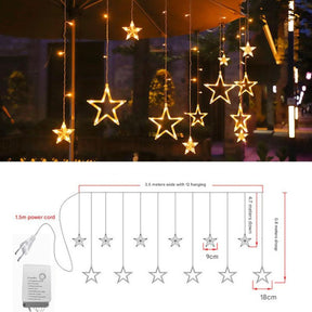 Star Curtain LED String Lights (3 Meter)