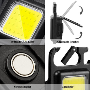 SURAIELEC COB Keychain Led Flashlight