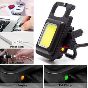 SURAIELEC COB Keychain Led Flashlight