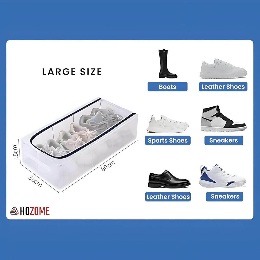 Underbed Shoe & Clothing Storage Container