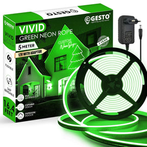 16.4 Ft Neon LED Strip Light with 12V Adapter