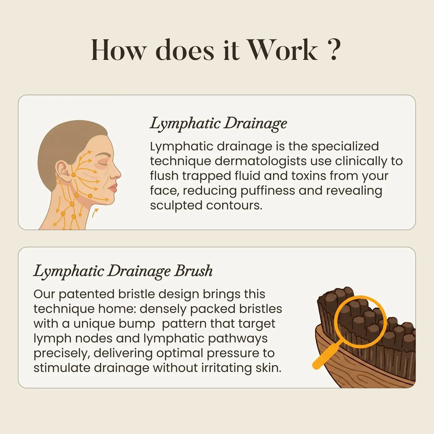 Lymphatic Contour Brush for Snatched Face
