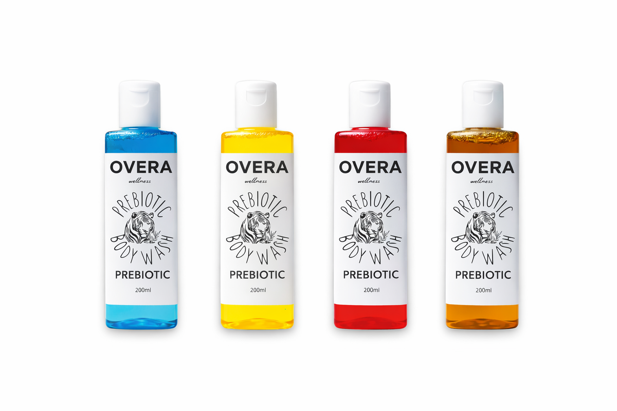 Overa Wellness Prebiotic Hand Wash – 100ml (Pack of 4)