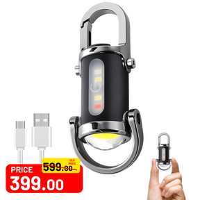 1200LM Super Bright Mini Keyring Torch